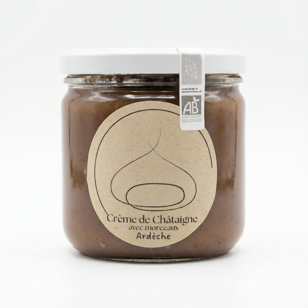 Crème de châtaigne avec morceaux BIO
